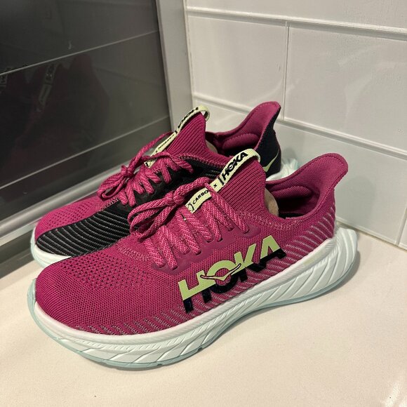 Hoka One One Womens Carbon X 3 Running Shoes Purple, Size 8 M NWOT - Picture 1 of 5